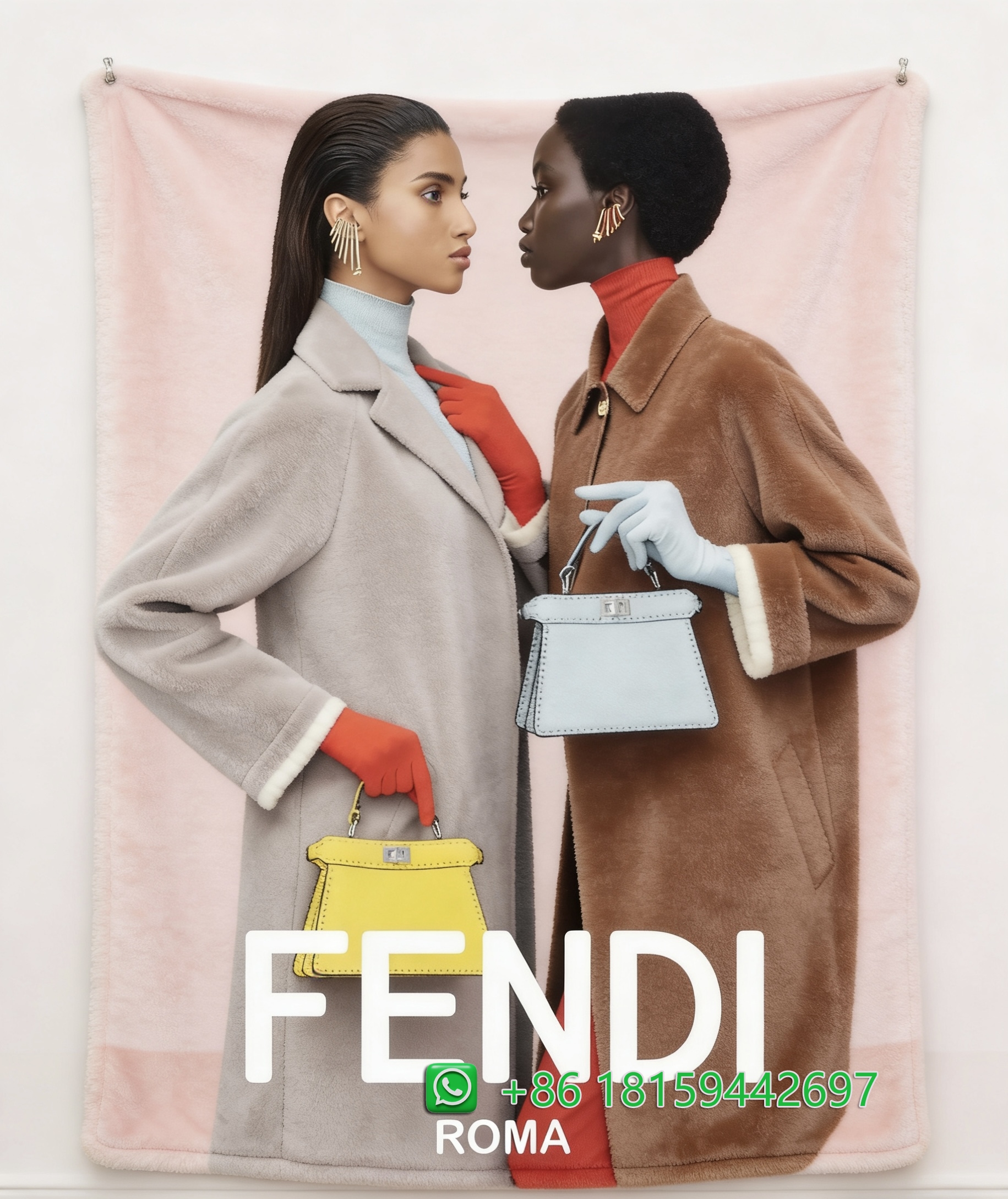 Fendi Throw Blankets